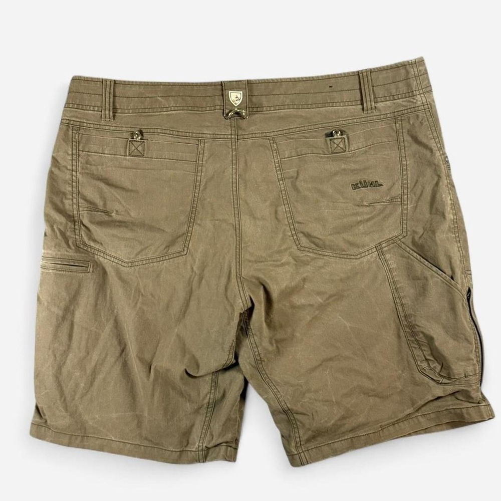 Kuhl Green Hiking Shorts Heavyweight Durable‎ Activewear Size 40x12 - Picture 4 of 8